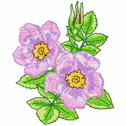 Flowers And Tree Embroidery Design 3 Flowers And Tree Embroidery Design 3